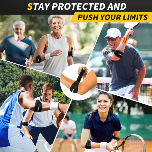 Cambivo 2 Pack Elbow Brace For Tendonitis And Tennis Elbow With Removable Pad, Adjustable Elbow Strap For Women & Men, Elbow Compression Sleeve For Weightlifting, Golfer's Elbow, Arthritis, Bursitis #TOP4