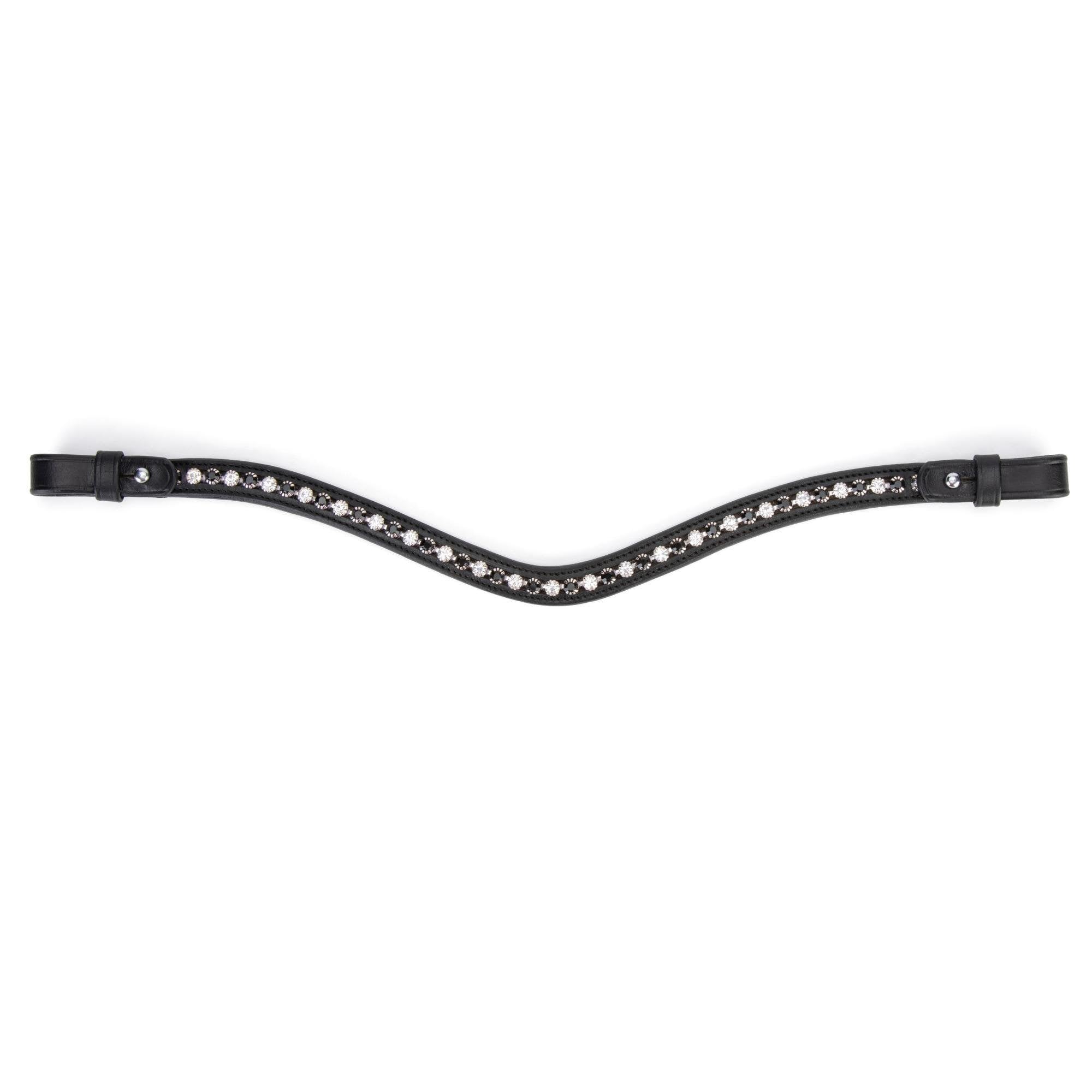 Shires Velociti GARA Black Diamante Browband - Black