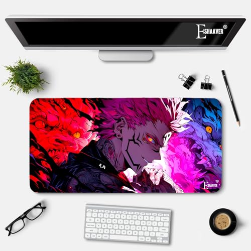 Image of Anime fearturing Large Gaming Mouse Pad, Extended Desktop Mat, 58 x 28 cm (DS 3)
