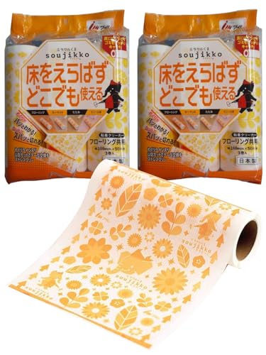 アイム スペアテープ フローリング共用 50周 6本入 (3本入×2セット) ミラクルくるsoujikko 粘着テープ マルチ 強粘着 KU-MF0350R