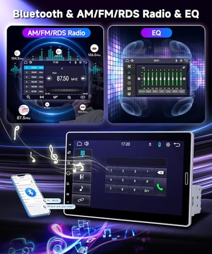 Radio para Auto Rimoody 10.1 pulg. Bluetooth y Pantalla Táctil miniatura 5