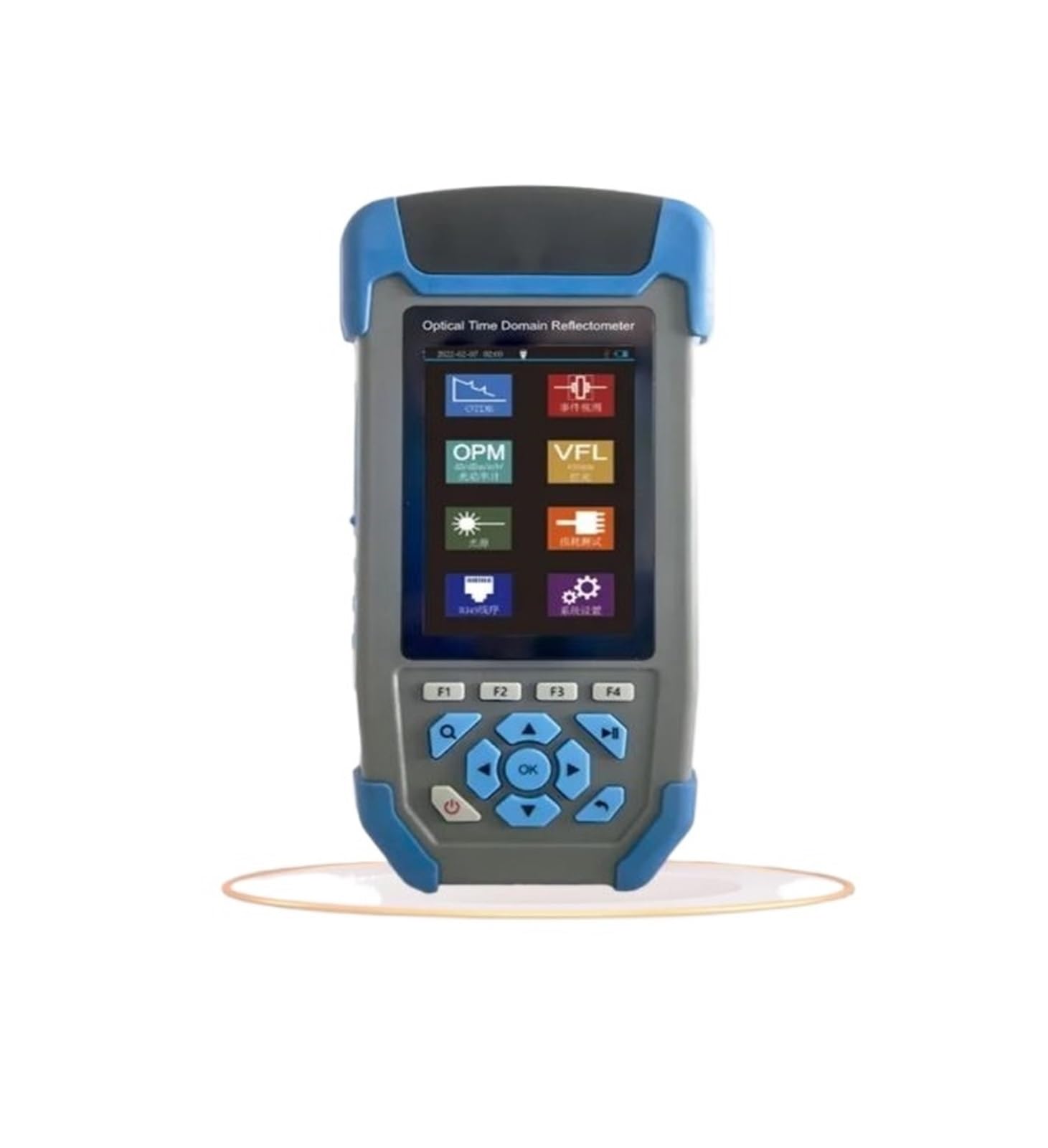 Fiber Tester, Mini Pro OTD Fiber Optic Reflectometer 1310/1550nm with VFL OLS OPM Event Map 22/24dB for 60km Tester(APC)