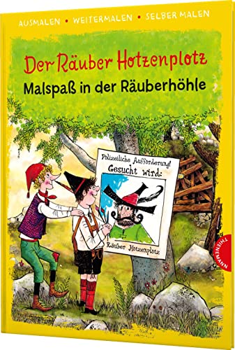 Der Räuber Hotzenplotz (Ausmalen, weitermalen, selber malen): Malspaß in...