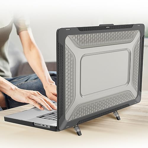 Carcasa rígida MacBook Pro 16 M1 M3 M4 a prueba de golpes con parachoques protector 5