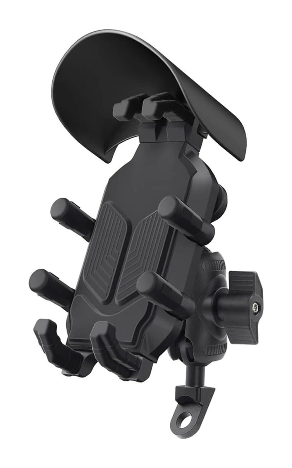 pour Moto Support Navigation GPS pour Moto Vélo Téléphone Support GPS Navigation Vibration Mobile 360 Rotation Antivol Sécurité Résistant(Rearview Mirror)