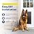 PetSafe Extreme Weather Aluminum XL Dog Door for Exterior Doors - Most Energy Efficient Pet Door - 3 Flaps for Insulation - for Large Dogs