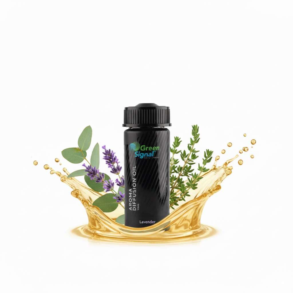 Green Signal Lavender Aroma Diffuser Oil for Aromatherapy, Better Sleep, Living Room, Gym and Ofiice - 170ml