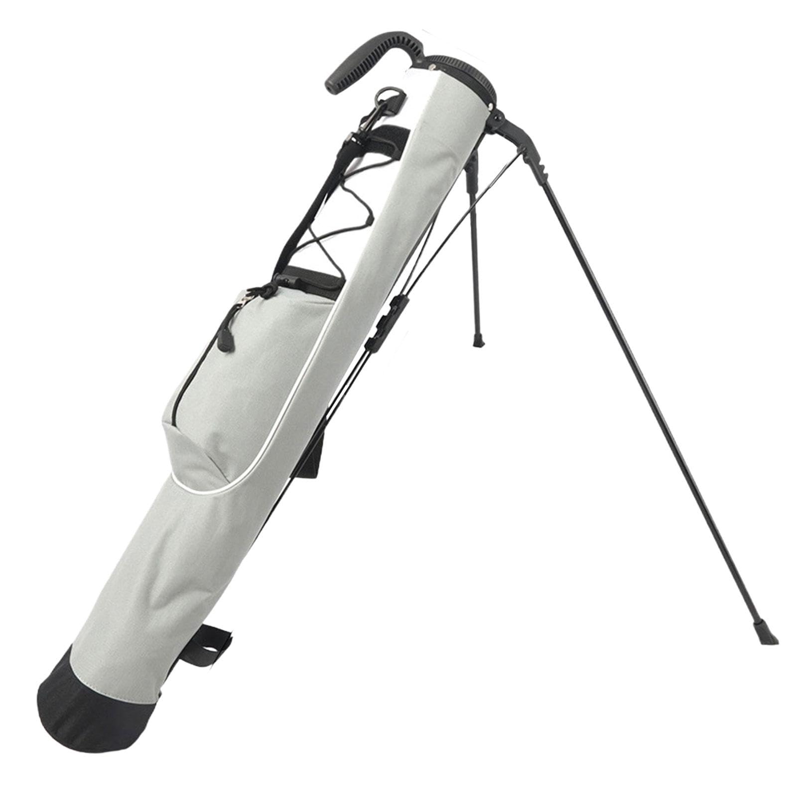 Golf Stand Carry Bag for Portable Holder for Golf Equipment, Gray