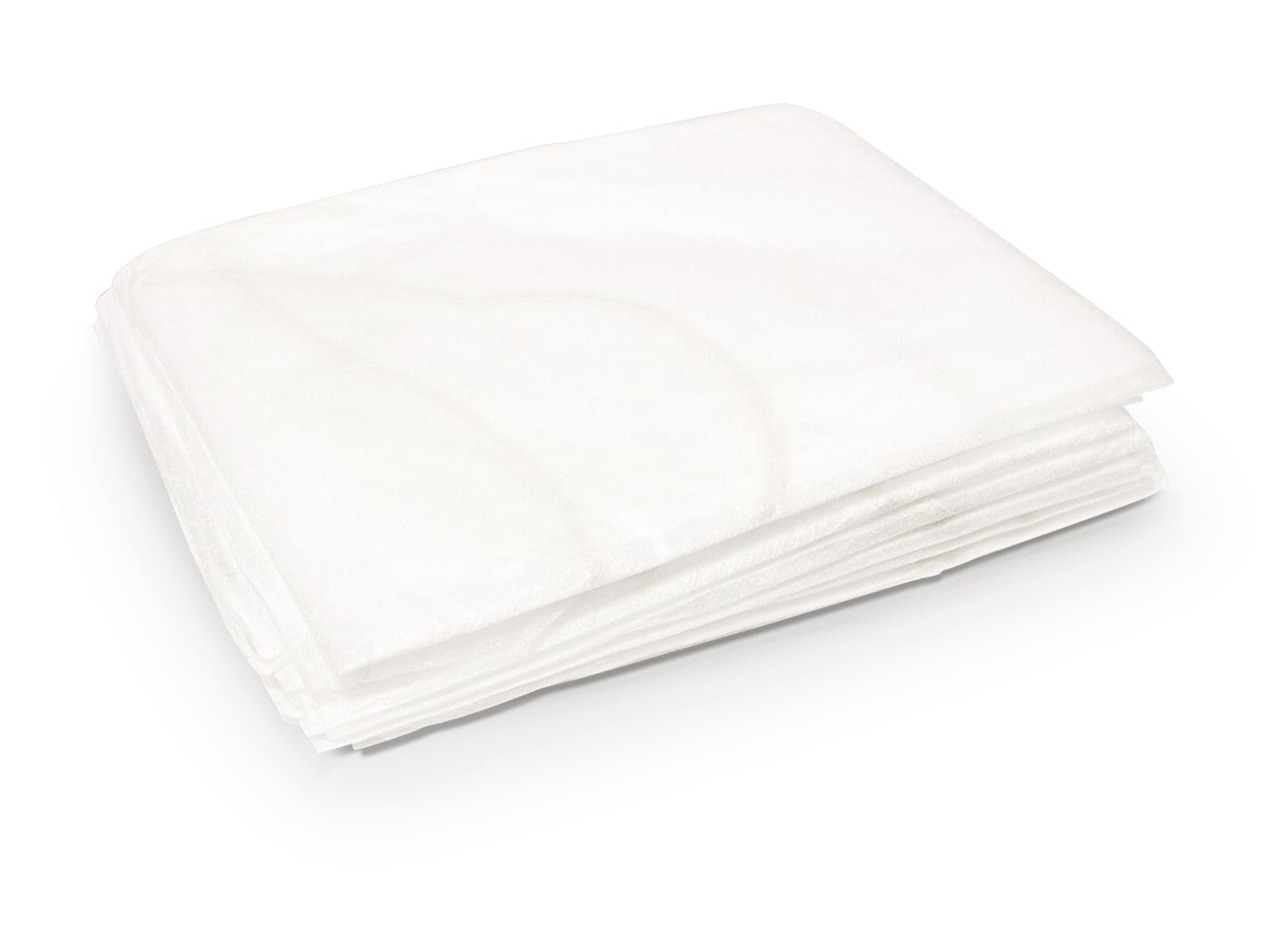 QUIRUMED Sábanas de Camilla Desechables, Caja de 100 uds 35 Gramos, Ajustables, Color Blanco, Funda Cama de Masaje, Polipropileno, Material Suave, hipoalergénicas