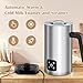 OYUGET Electric Milk Frother and Steamer,4-in-1 Milk Steamer 11.8oz/350ml,Stainless Steel Automatic Warm and Cold Milk Foamer Frother for Coffee,Latte,Cappuccinos,Hot Chocolate