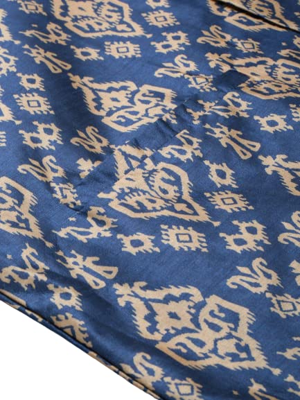 Image of SOJANYA (Since 1958, Men's Silk Blend Grey Kurta Pyjama & Silk Blend Jacket Combo