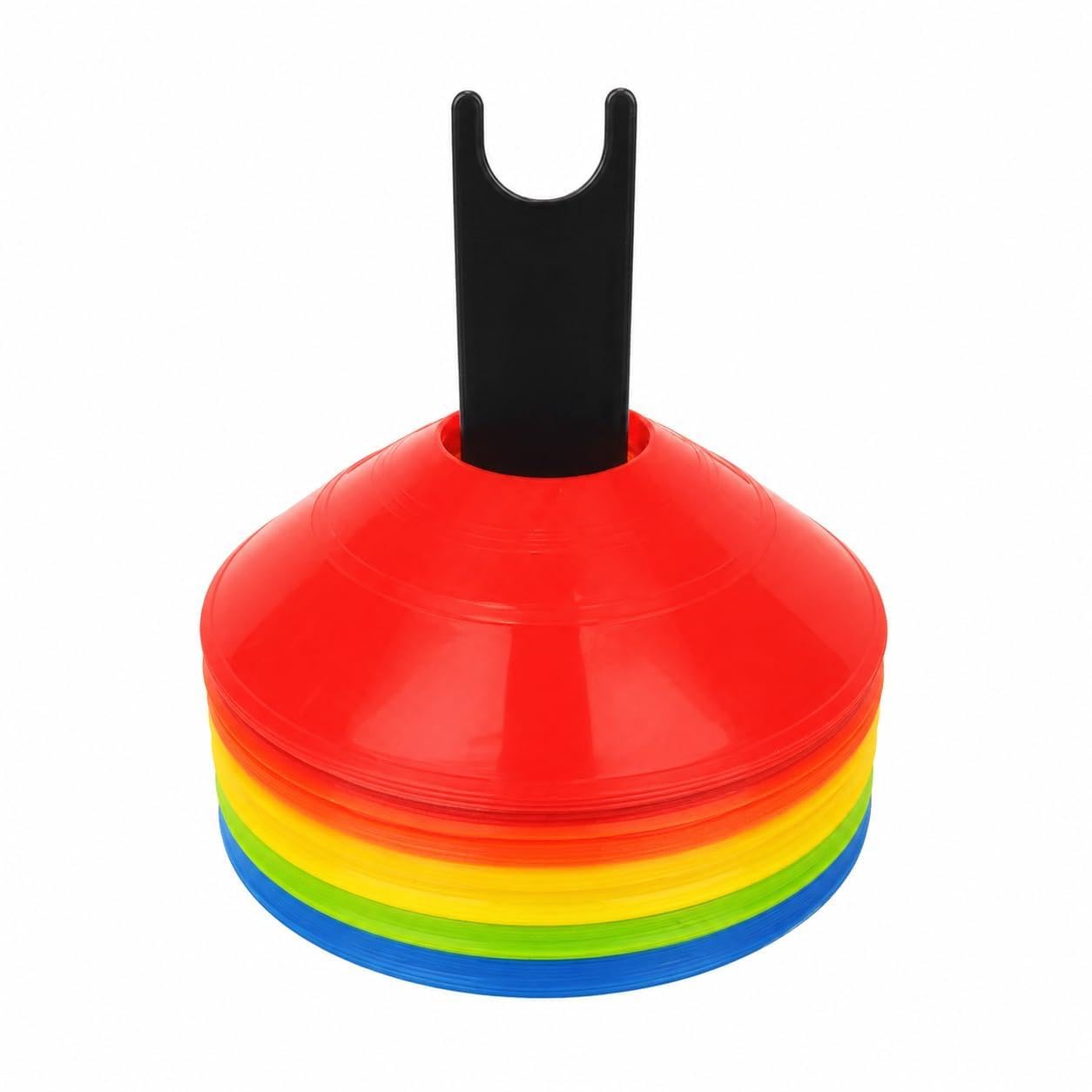 Soccer Training Cones, Agility Disc Cones for Football Basketball Drills, Field Marker Saucers, Thickened Durable Logo Disc Handbag 1-image-4