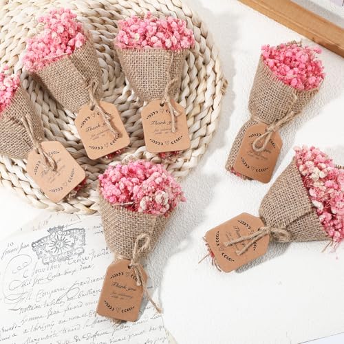 20 mini ramos de flores secas para boda y fiesta miniatura 3