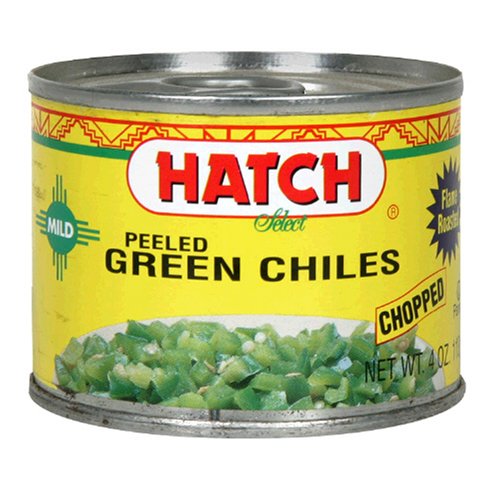 HATCHChile Company Hatch Mild Chopped Green Chilies, 4-Ounce (Pack of 24)