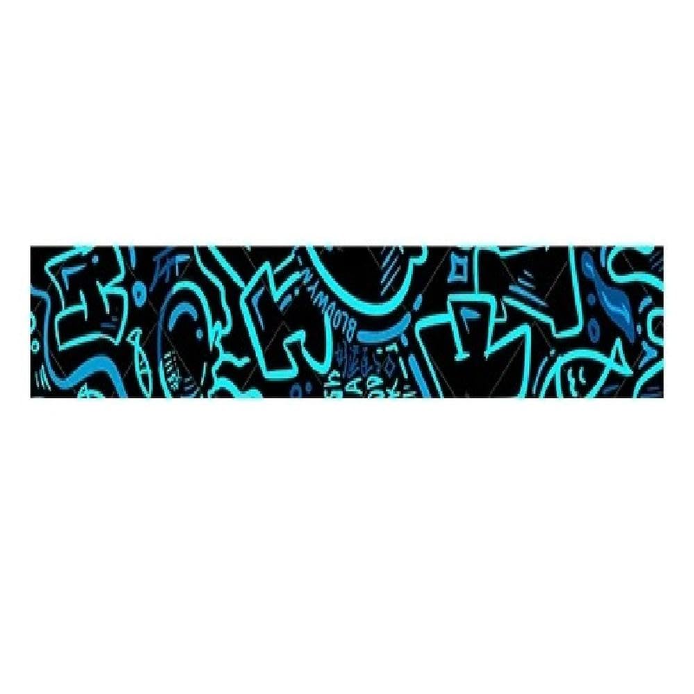 Bandes décoratives de voiture graffiti noir bleu pour un look urbain et tendance au quotidien