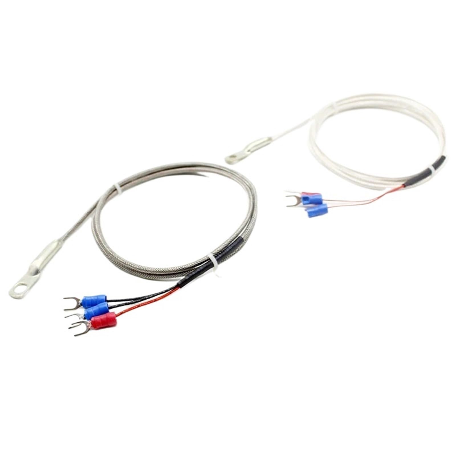 2 sensores de temperatura SMD M6 Clase A pt1000/PT100 resistencia de platino PT1000 con alambre plateado Chapado en PTFE(PT100 4M)