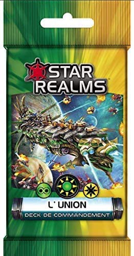 Star Realms French Version Pack Command: Union + Unity + Alliance + The Pact + The Alignment + The Coalition + 1 Blumie Bottle Opener (Command) - Image 2