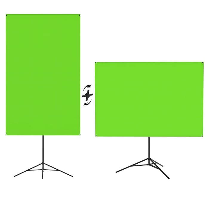 Buy Green Screen, Green Screen Backdrop with Stand, Collapsible Photo