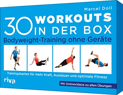 30 Workouts in der Box – Bodyweight-Training ohne Geräte: Trainingskarten für mehr Kraft, Ausdauer und optimale Fitness. Mit Onlinevideos zu allen Übungen