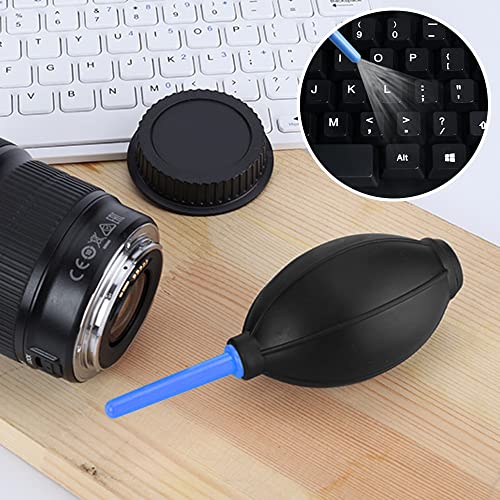 Set Of 12 Anti Static Brushes,Danzix Nylon Cleaning Brushes Tweezers Air Blower Portable Cleaning Kit-Black #TOP7