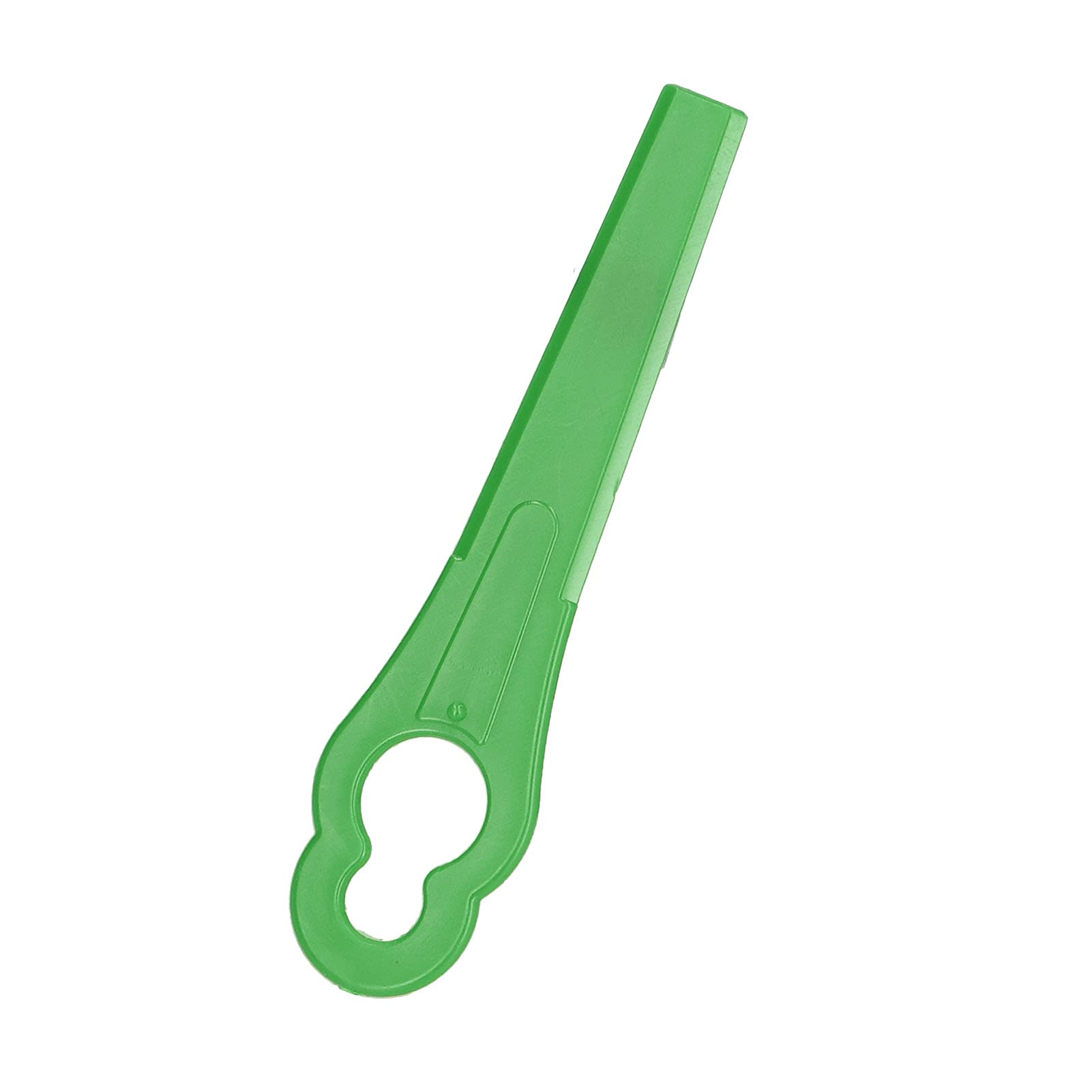 Cocoarm Lame di Ricambio per Tosaerba in Plastica da 100 Pezzi, 20 X 84 Mm, a Forma di Zucca, Resistenti all'Usura, Facili da Installare, per Tosaerba, Potatura da Giardino. (Green)