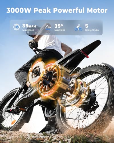 1500W Electric Bike for Adults 26 Inch Tires Built for Powerful Rides - Image 2