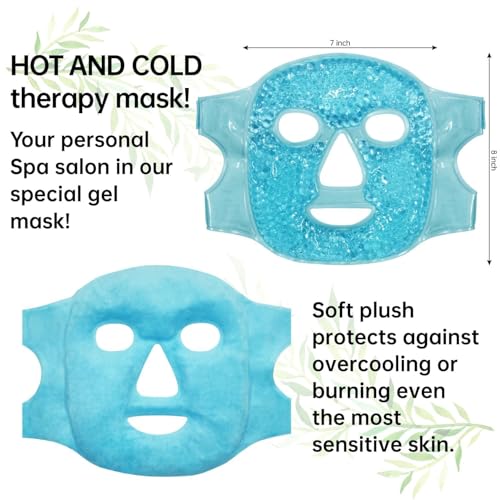 Image of Anti-Fog Full Face Shield Upgraded, Impact & Wind Resistant Cycling Mask with Adjustable Fit, Transparent Protection for Outdoor & Kitchen Use, Heat & Blue Light Blocking