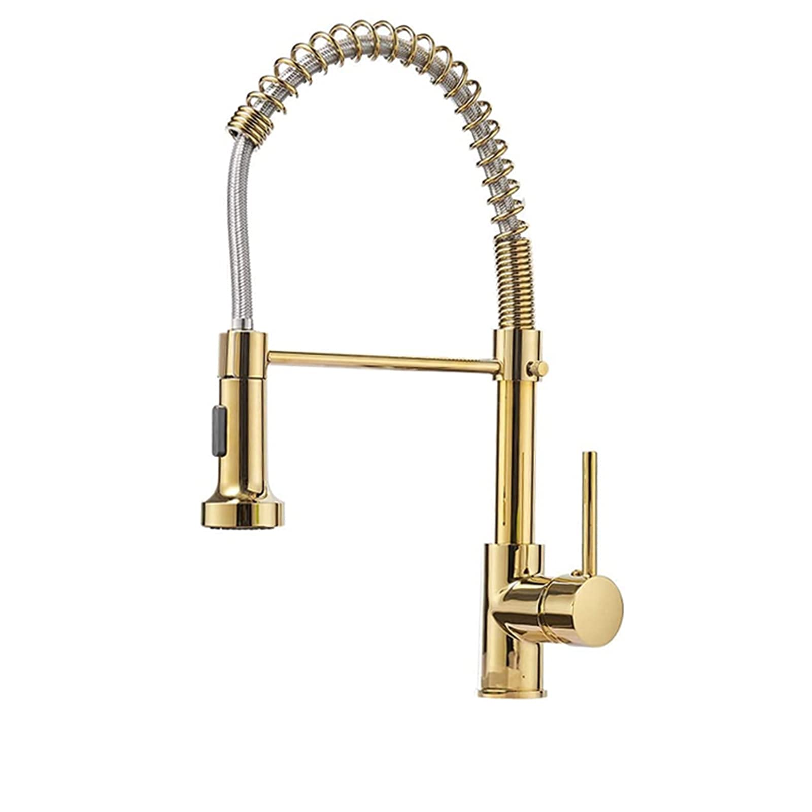 Mitigeur de cuisine en laiton au design architectural moderne
