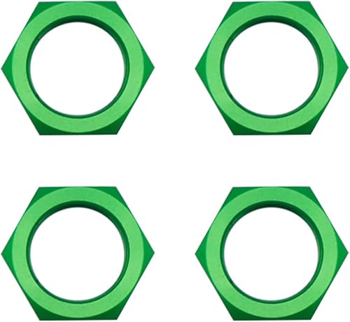 Miniatura 30 de FLMLF Juego de tuercas de rueda de aluminio 24MM rojo para 1/5 escala Hpi RV Km Baja 5b RC piezas de coche