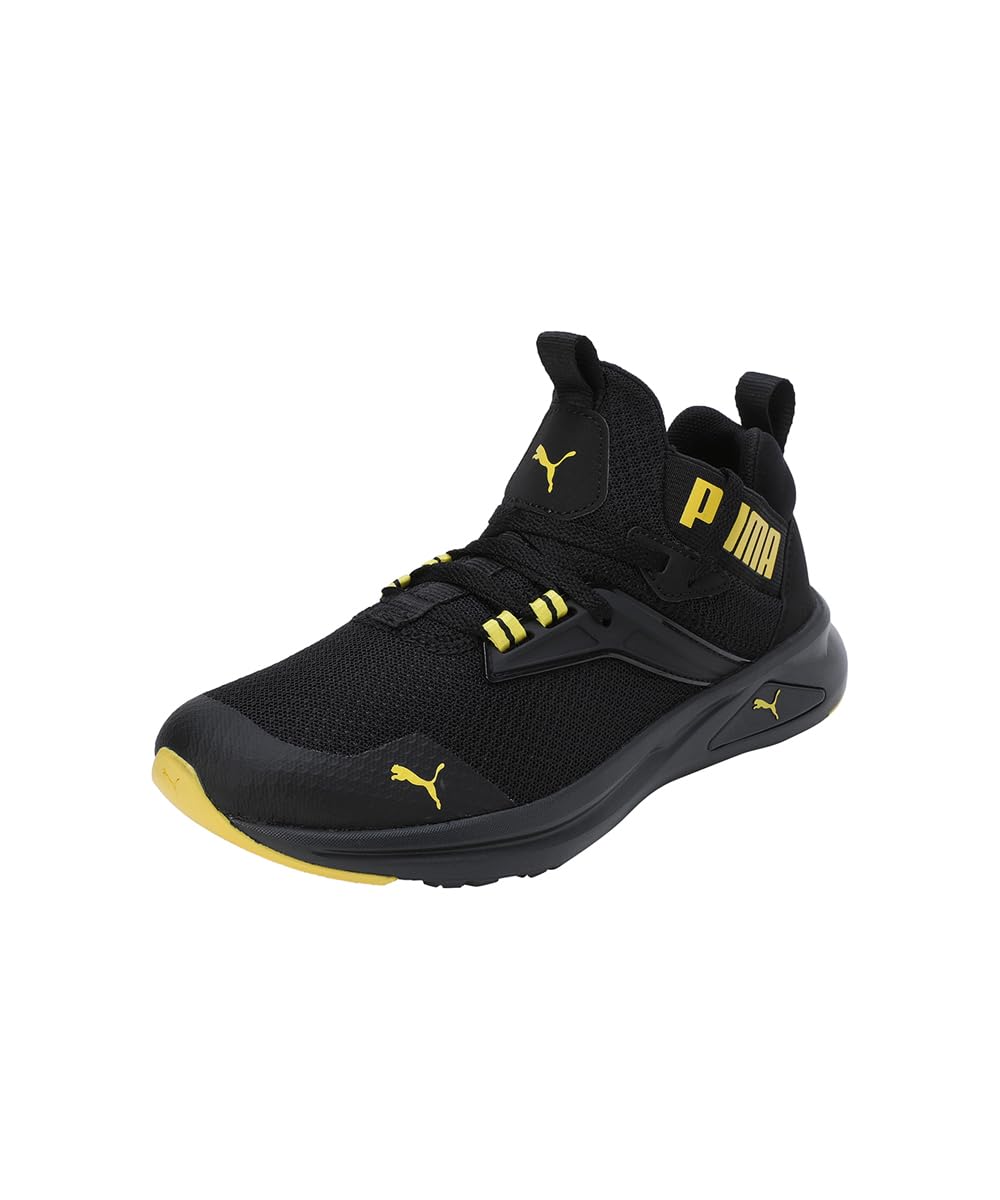 Puma Unisex-Kid Enzo 2 Refresh Jr Black-Pele Yellow Sneaker - 5 UK (38567714) (B0CR43HMZF) Amazon Price History, Amazon Price Tracker
