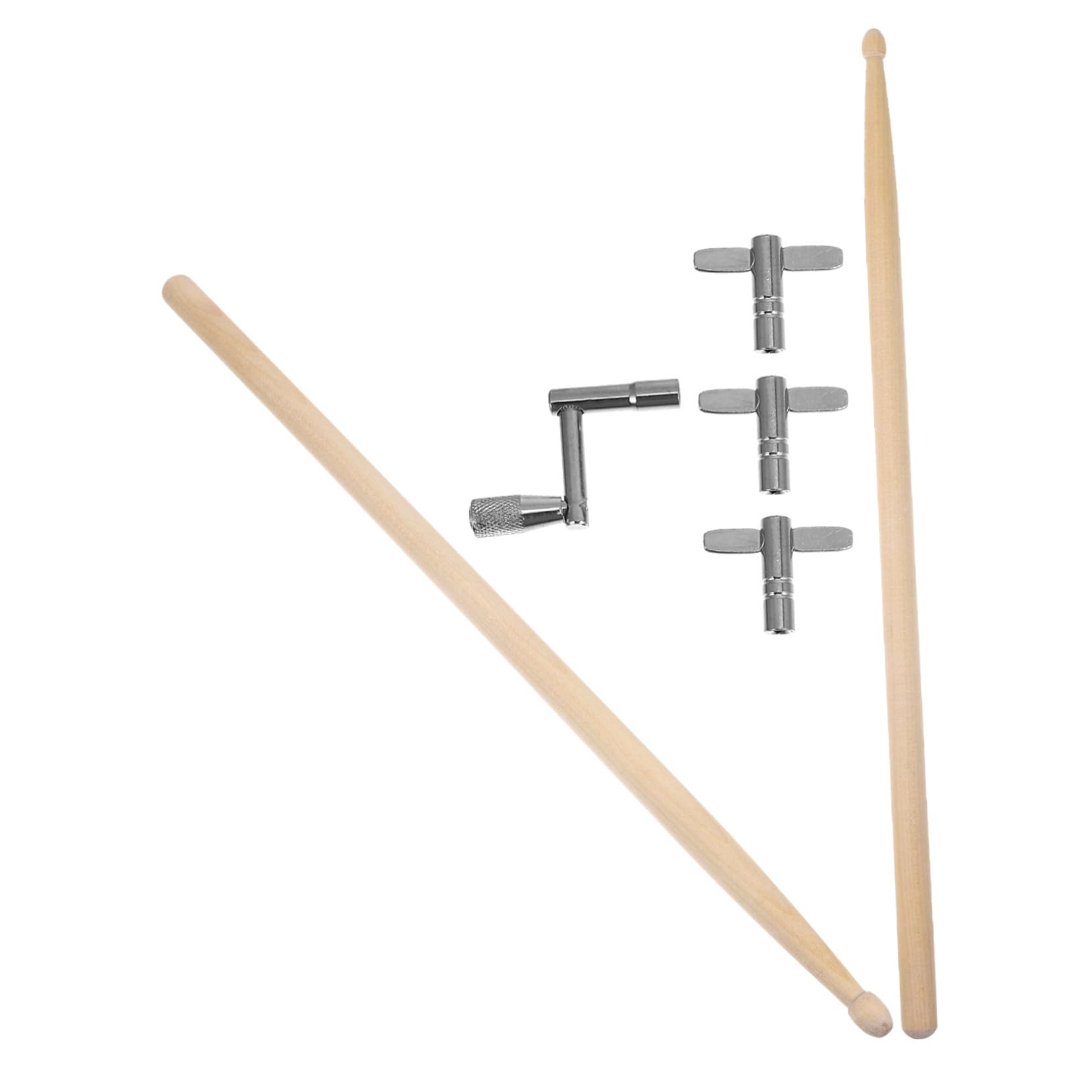 BESPORTBLE 1 Set Drum Key and Drum Sticks Shaped Instrument Tool for Easy Tuning and Maintenance of Kits Compact and Portable Design for Includes and Tuning Keys
