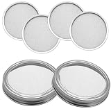 8 Pcs Tarros Germinación Tapa Kit 304 Colador Malla Semillas