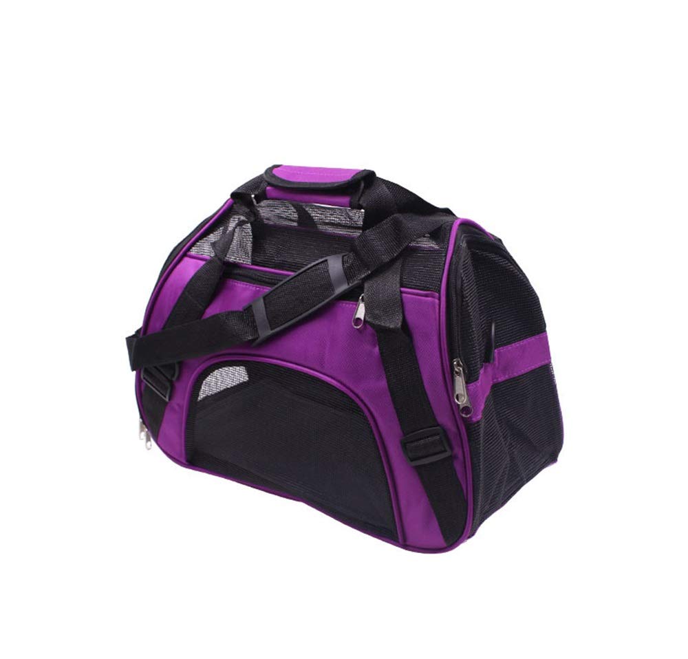 Sac à dos pour chien violet grand modèle pour transport animaux de compagnie