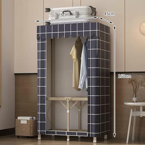 Armoire portable en toile solide contre le manque de rangement - 8