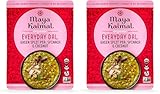 MAYA KAIMAL Organic Green Split Peas, Spinach & Coconut Everyday Dal, 10 OZ (Pack of 2)