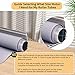 Rollerhouse Roller Blinds Tubular Motor with Rechargeable Lithium Battery for Electric Curtains Fits for 1-3/8 inch(35mm) Tube