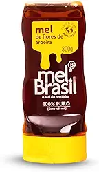 Mel Puro Flores De Aroeira- Melbras Squeeze 300g- Mel Brasil