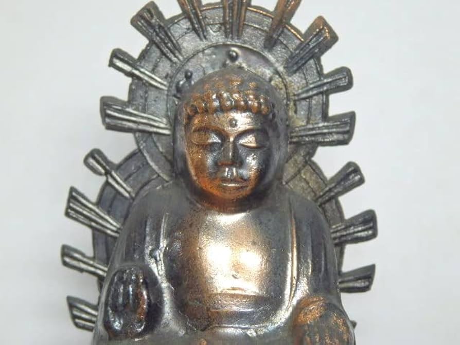 Amazon.co.jp: 昭和 レトロ 奈良 大仏 大佛像 金属製 置物 仏教