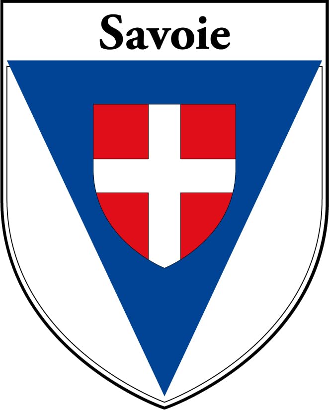 3 transferencias para camiseta de 4 x 5 cm, escudo escudo de armas 73-SAVOIE
