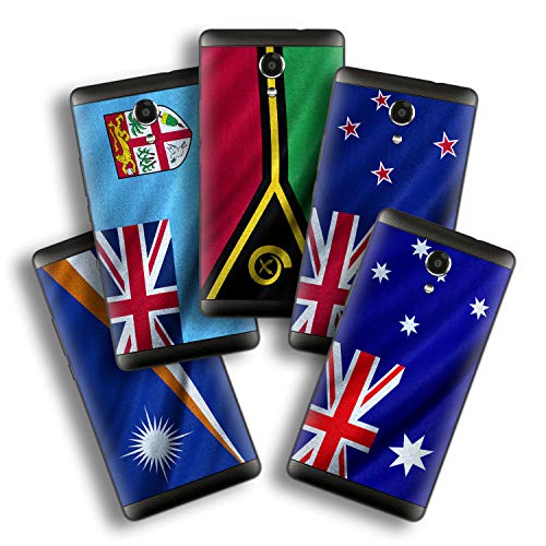 atFoliX Designfolie kompatibel mit Wiko Robby, wähle Dein Lieblings-Design aus, Skin Aufkleber (Flaggen aus Australien & Ozeanien)