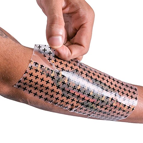 Recovery Derm Shield Tattoo Aftercare Bandage Roll - Transparent, Waterproof Adhesive Bandages - 10 Inches X 8 Yards #TOP2