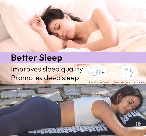 image for DoSensePro Acupressure Mat & Pillow Set - Acupressure Therapy for Back