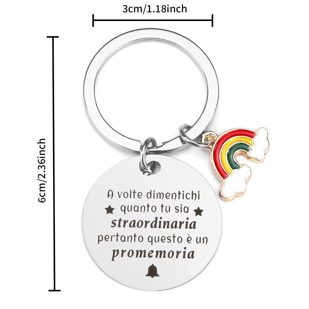 BOMEON Regalo Amica,Regalo Migliore Amica,Portachiavi Amicizia,Idee Regalo Amica,Regalo Sorella Amica Collega Donna Colleghe Natale,Regali Da Fare Alla Sorella