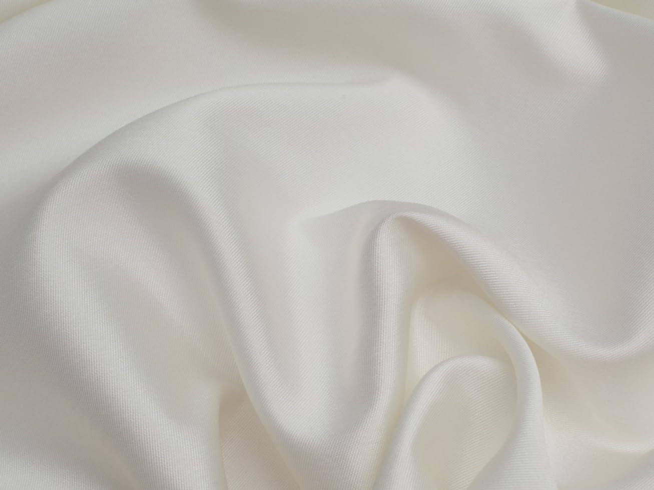 Minerva Mikado Satin Fabric Ivory - per metre