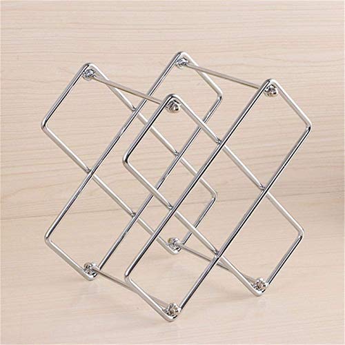 Soporte metálico para vino de 5 botellas miniatura 4