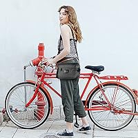 flintronic 6L Fahrradkorb vorne Tasche, Wasserdichter Fahrradkorb Tasche mit ouchscreen Vorne Fahrradtasche und Abnehmbarem Schultergurt für alle Handy – Ansicht 8
