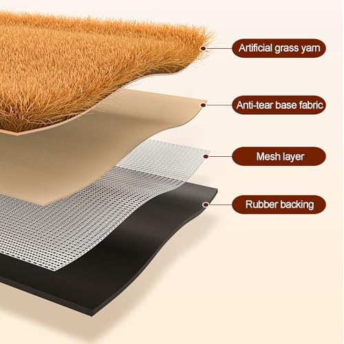 Techo de paja artificial PE en rollo de 0.5 metros para decoración de cercas 6