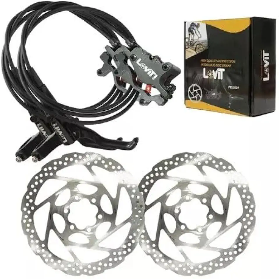 Kit Freio A Disco Hidraulico Mtb moutain bike completo Rotor pinça manetes 160 mm Oem