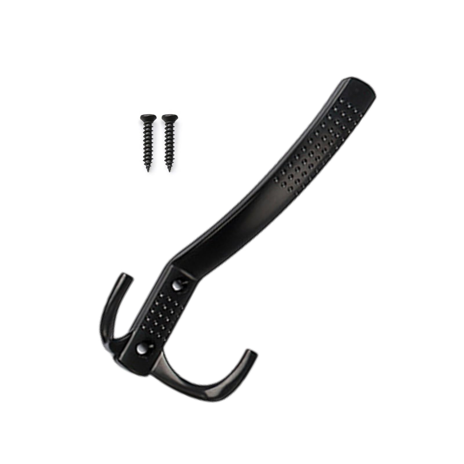 Zincs Alloy Wall Hook Towel Hanger Wall Mounted Coat Hook Home Storage Double Prong for Coat Hat Clothing Metal Hanger Hardware