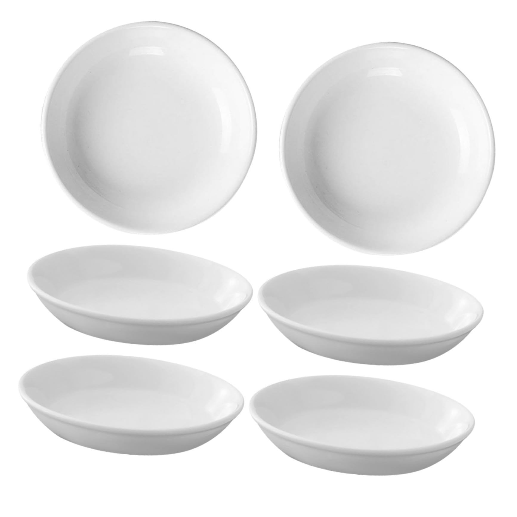 Plato cerámico de 4 pulgadas para quemador de cera y placa calentadora de fragancias LIFKICH de 6 piezas